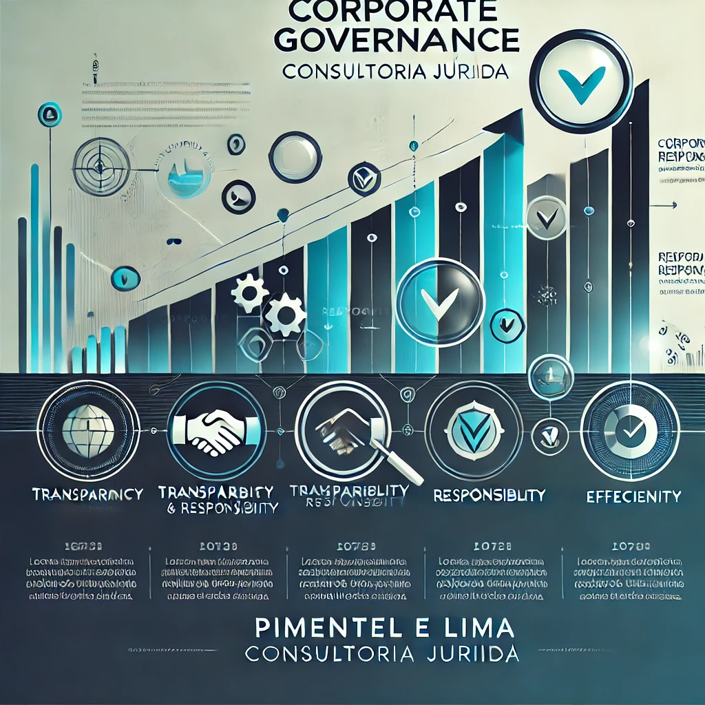 A governança corporativa é um conjunto de práticas que garantem a transparência, a responsabilidade e a eficiência nas operações empresariais